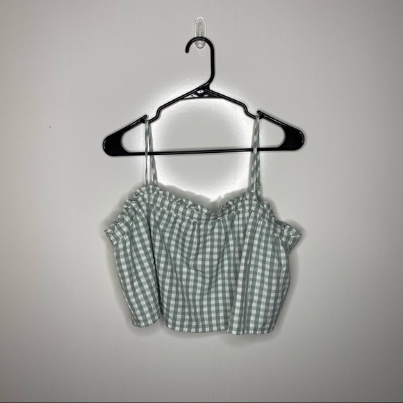 Ivy + main gingham crop top - Picture 2 of 6